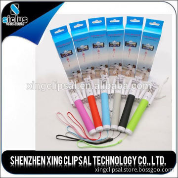 2015 innovative products, folding selfie stick, selfie stick with cable, private label